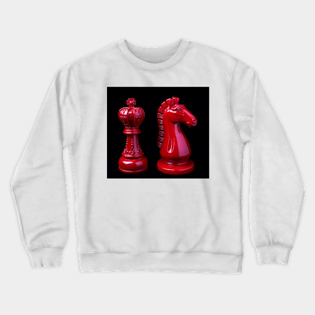 Red King And Knight Crewneck Sweatshirt by photogarry